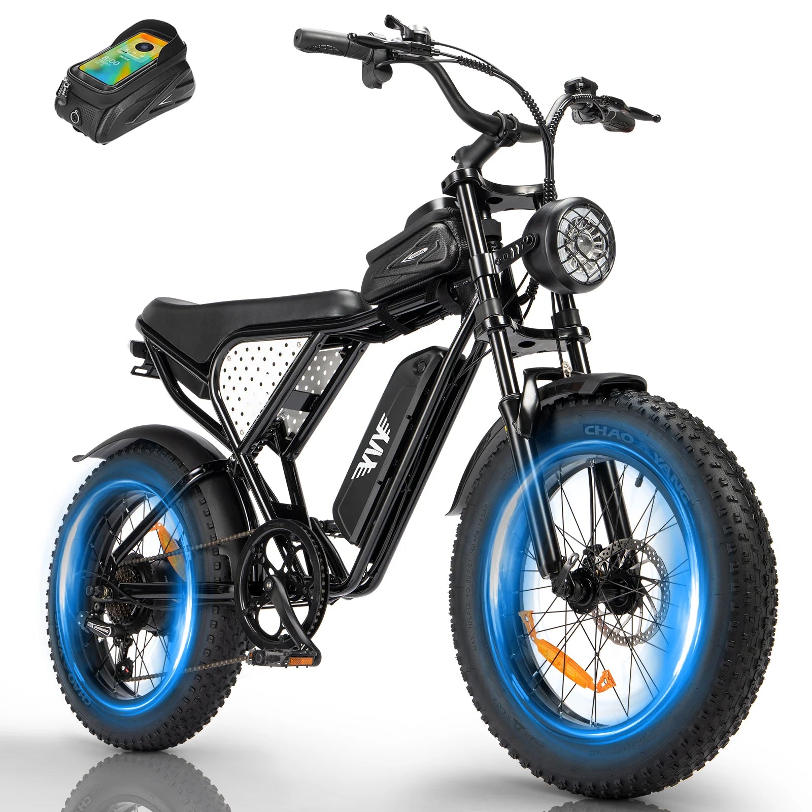 Electric bicycle YVY C20 Lite, 1000W, 48V, 15AH, 20×4.0 Fat tires