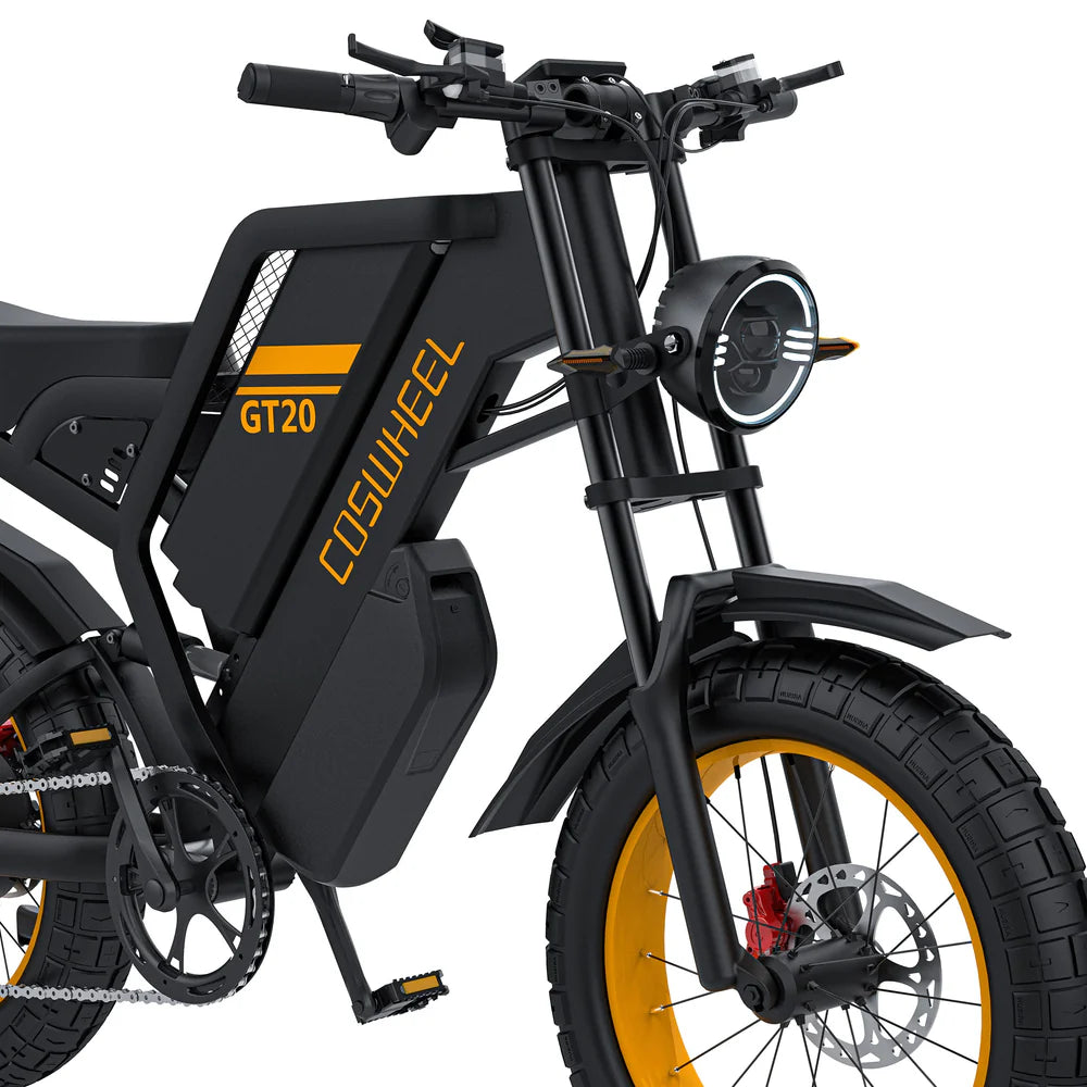 Electric bike COSWHEEL GT20 MAX, 60V, 1500W (peak 2000W), 40Ah (25Ah+15Ah SAMSUNG  battery)