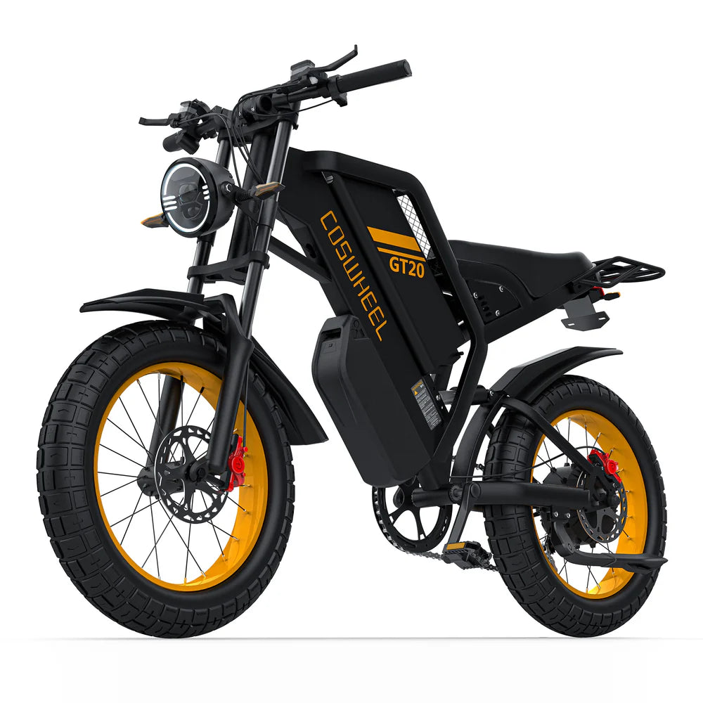 Electric bike COSWHEEL GT20 MAX, 60V, 1500W (peak 2000W), 40Ah (25Ah+15Ah SAMSUNG  battery)