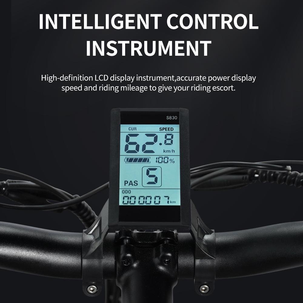 Electric foldable bike Ridstar H26 PRO, 1500W, 48V, 23Ah battery