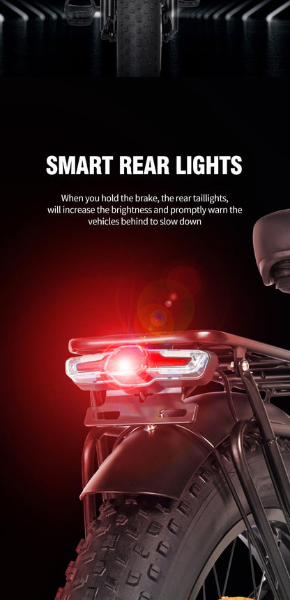 Electric foldable bike Ridstar H26 PRO, 1500W, 48V, 23Ah battery