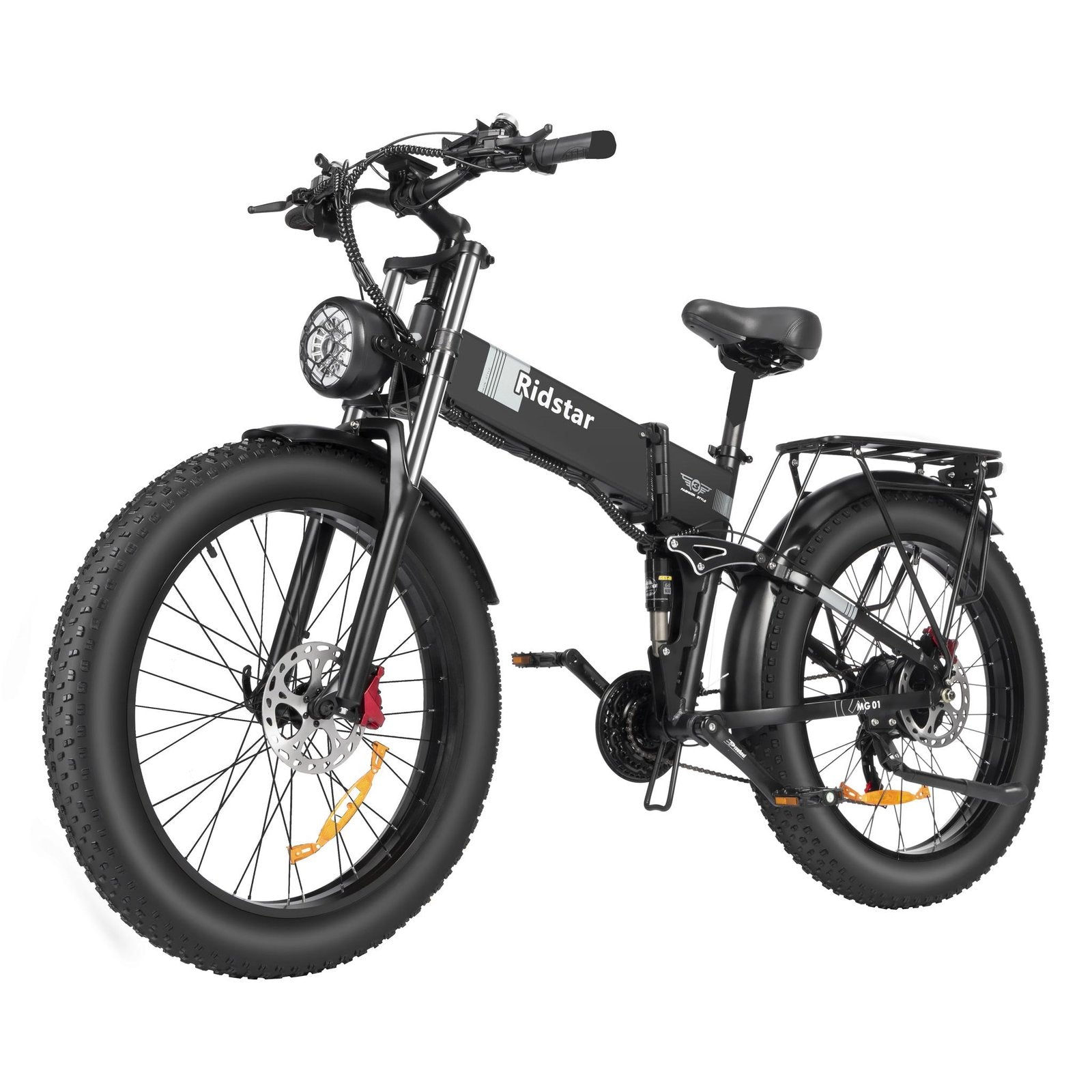 Electric foldable bike Ridstar H26 PRO, 1500W, 48V, 23Ah battery