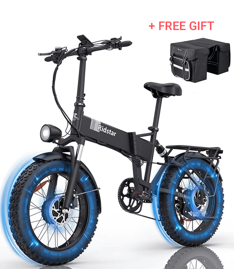 Electric bicycle Ridstar H20PRO, 2000W (2x1000W), 48V, 23Ah, foldable