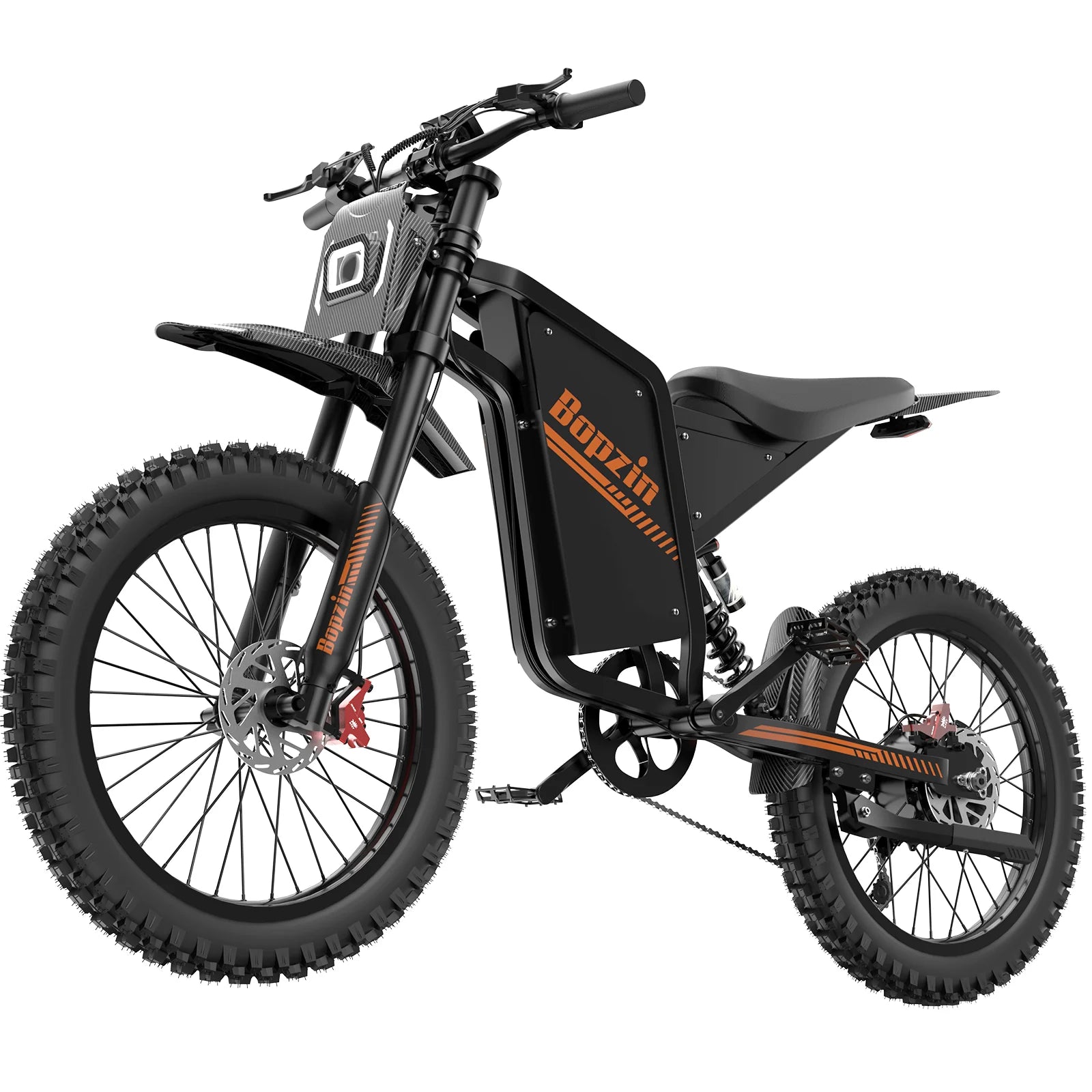 Electric motorcycle Bopzin Q8, 2000W, 60V, 35Ah battery, 25×3.0″ tyres