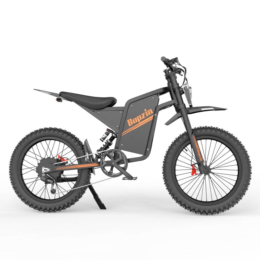 Electric motorcycle Bopzin Q8, 2000W, 60V, 35Ah battery, 25×3.0″ tyres