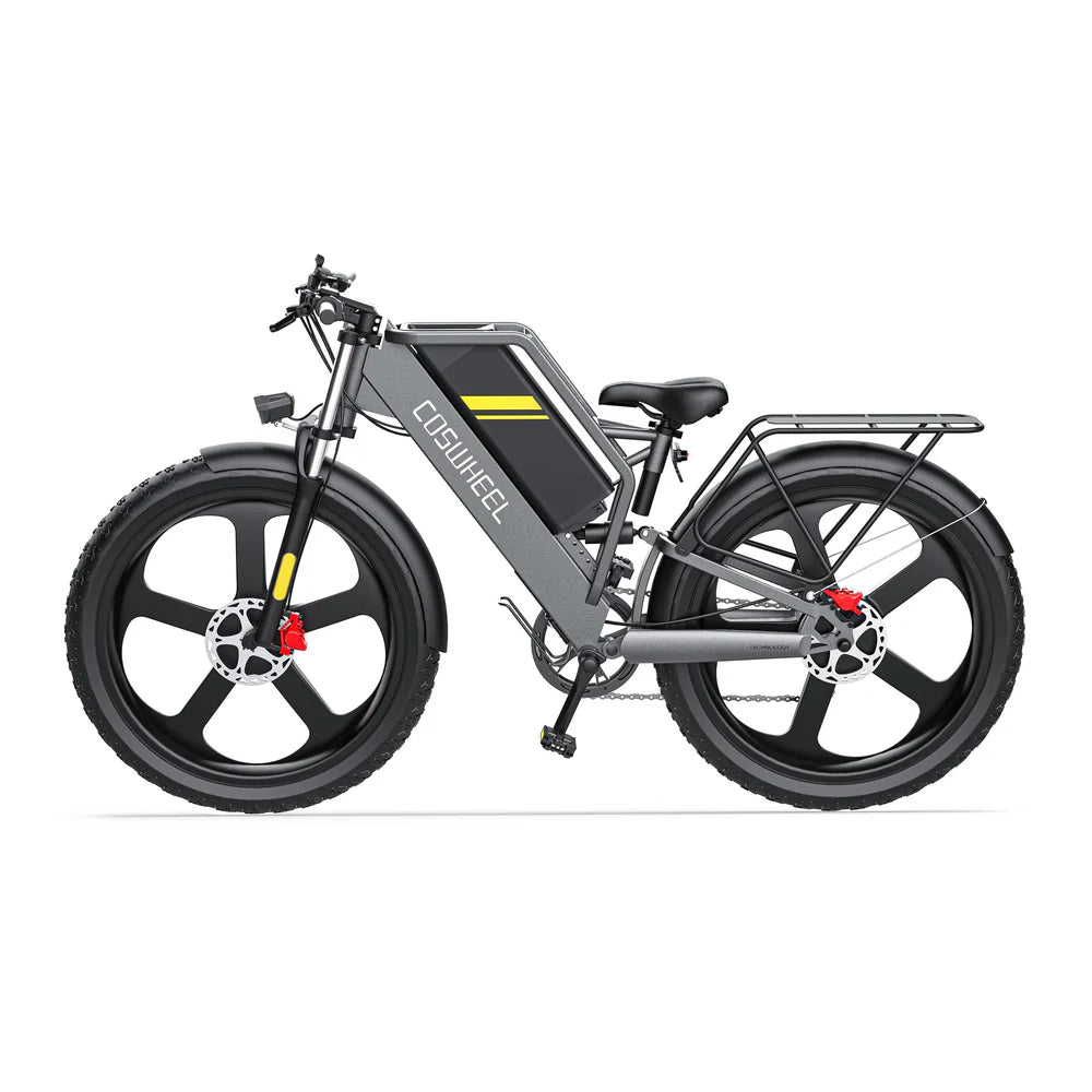 Electric bicycle COSWHEEL T26, 1000W (peak 1500W), 48V 25Ah battery
