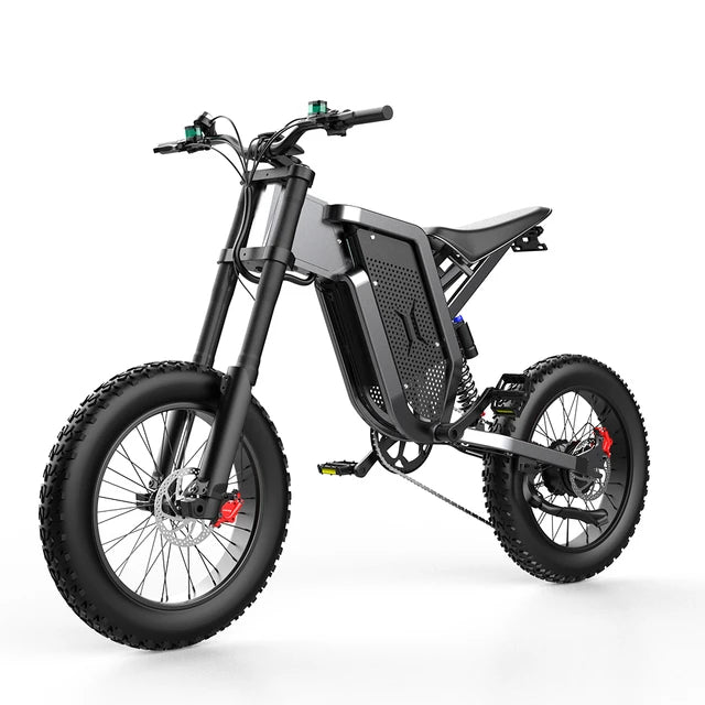 Electric Bike EKX X21, 2000W, 48V, 35Ah, 20” Fat Tire Mountain Bicycle E-bike