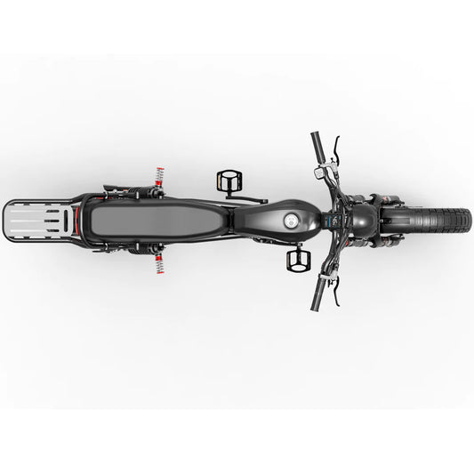 Electric bicycle LANKELEISI X-Black Knight, 48V, 2x1000W (2000W), SAMSUNG 45Ah lithium battery pack