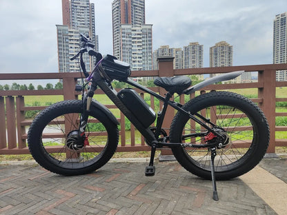 Electric bicycle Lankeleisi MG740PLUS, two motors (2x1000W), 48V, 20Ah
