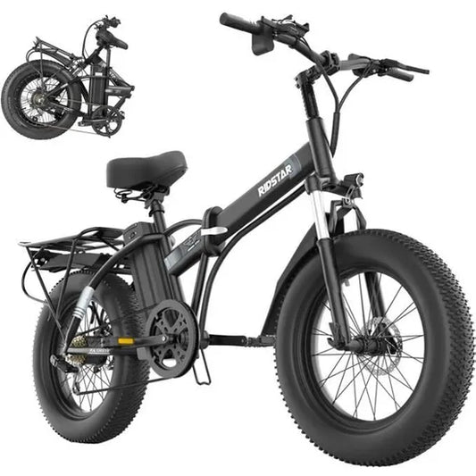 Electric bike Ridstar G20, 1000W, 48V, 14Ah, 20″ wheels, foldable