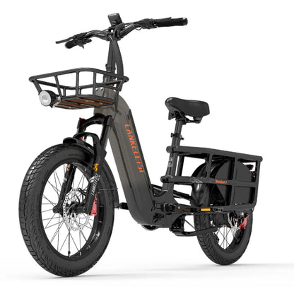 Electric cargo bike LANKELEISI Wombat-1, 1000W, 48V, 20Ah battery